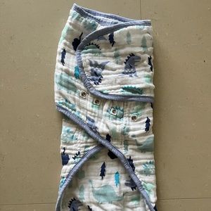 aden + anais Essentials Easy Swaddle Sack, Muslin Baby Wrap (Small/Medium)